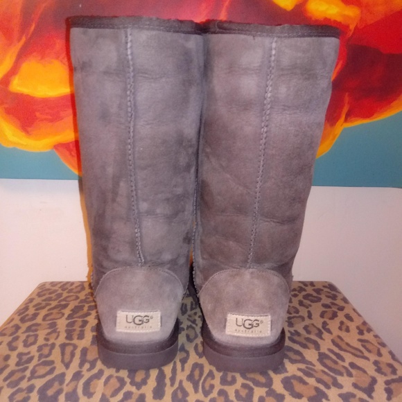 UGG Shoes - UGG Classic Tall Boots 5815 Brown Size 6 EUC